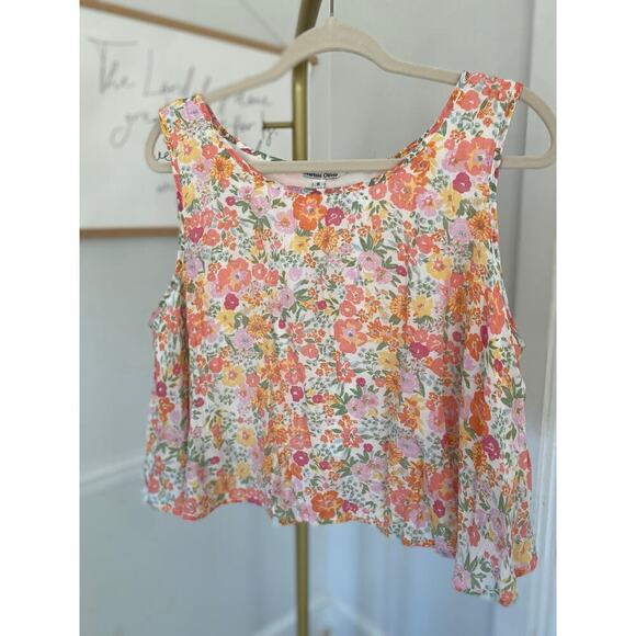 NWT Marissa Olivia Set Blouse Skirt Ditsy Floral Cottagecore Summer Beach Spring - Picture 2 of 8